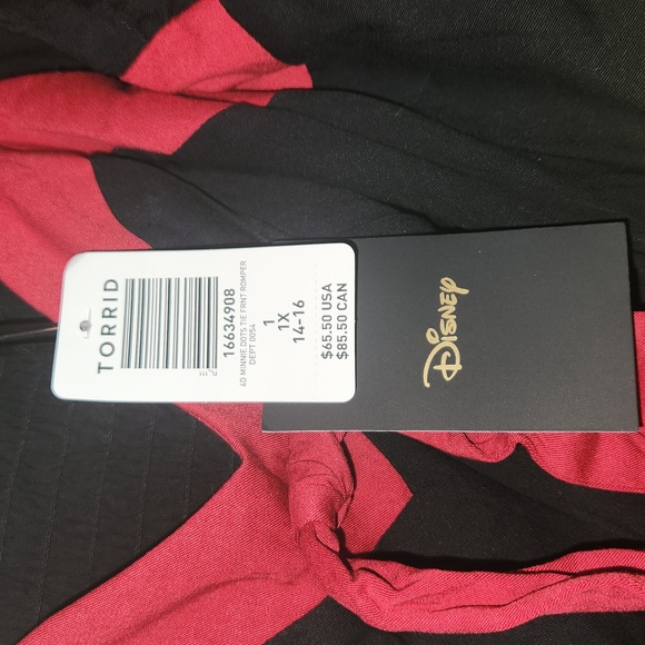 NWT Disney Torrid romper - Picture 6 of 7